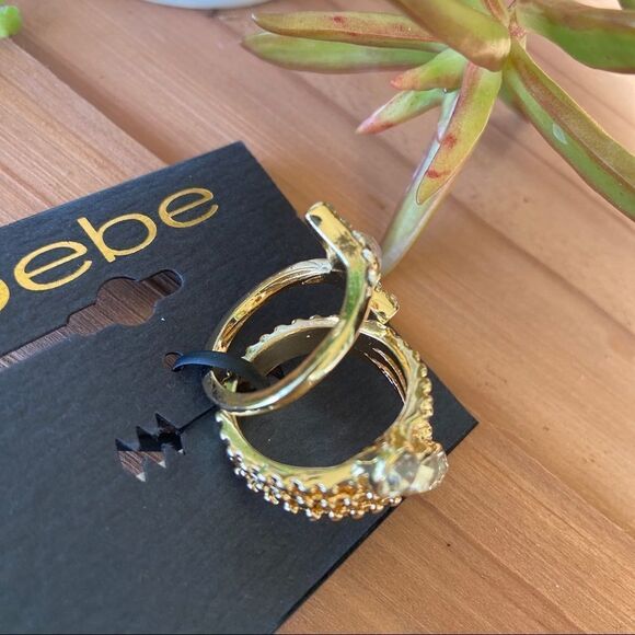 bebe Statement Ring $16 each or bundle 3 for $25 - Picture 2 of 4